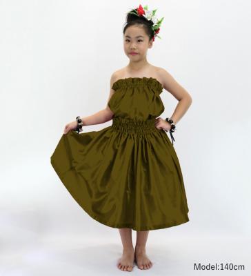 Hula Keiki Solid Shantung Set-Up / Luxury Collection / Khaki / Jp155ka