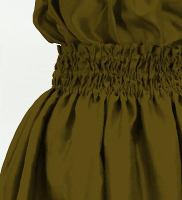 Hula Keiki Solid Shantung Set-Up / Luxury Collection / Khaki / Jp155ka