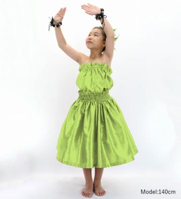 Hula Keiki Solid Shantung Set-Up / Luxury Collection / Light Green / Jp155lgr
