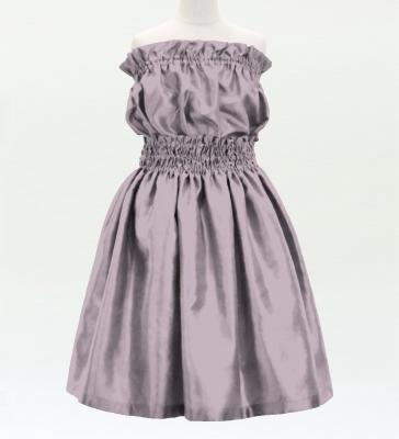 Hula Keiki Solid Shantung Set-Up / Luxury Collection / Light Gray / Jp155lgy