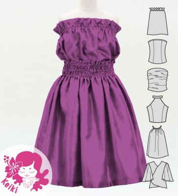 Hula Keiki Solid Shantung Set-Up / Luxury Collection / Light Purple / Jp155lpu