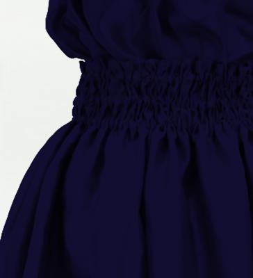 Hula Keiki Solid Shantung Set-Up / Luxury Collection / Navy / Jp155nv