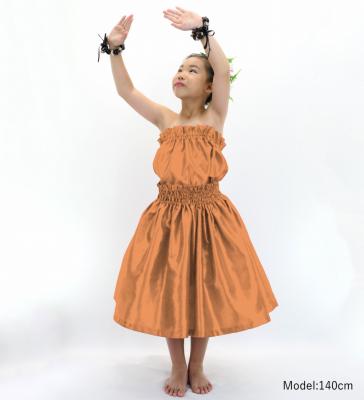 Hula Keiki Solid Shantung Set-Up / Luxury Collection / Peach / Jp155pe