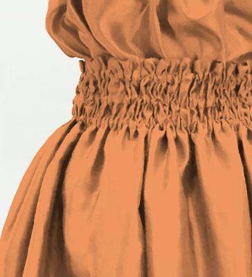 Hula Keiki Solid Shantung Set-Up / Luxury Collection / Peach / Jp155pe