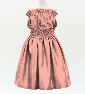 Hula Keiki Solid Shantung Set-Up / Luxury Collection / Pink Beige / Jp155pibe