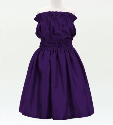 Hula Keiki Solid Shantung Set-Up / Luxury Collection / Purple / Jp155pu