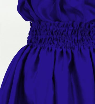 Hula Keiki Solid Shantung Set-Up / Luxury Collection / Royal Blue / Jp155rbl