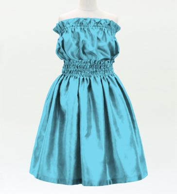 Hula Keiki Solid Shantung Set-Up / Luxury Collection / Sky Blue / Jp155sbl