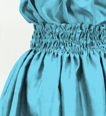 Hula Keiki Solid Shantung Set-Up / Luxury Collection / Sky Blue / Jp155sbl