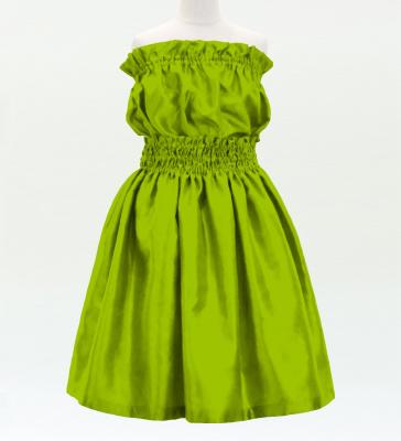 Hula Keiki Solid Shantung Set-Up / Luxury Collection / Yellow Green / Jp155yegr