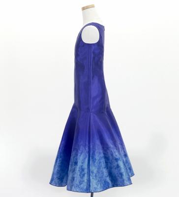 Hula Kids Shantung Long Gradation Dress / Luxury Collection / Dark Purple & Purple / Jp156dpupu