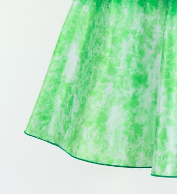Hula Kids Shantung Long Gradation Dress / Luxury Collection / Green & White / Jp156grwh