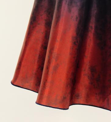 Hula Kids Shantung Long Gradation Dress / Luxury Collection / Navy & Dark Red / Jp156nvdrd