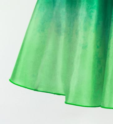 Hula Kids Shantung Long Gradation Dress / Luxury Collection / Turquoise Blue & Light Green / Jp156tbllgr