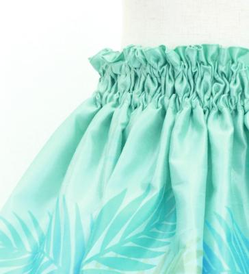 Hula Keiki Set-Up with Kukui Flower & Kukui Nut Lei Print / Luxury Collection / Light Blue / Jp159lbl