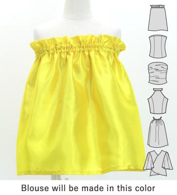 Hula Keiki Set-Up with Kukui Flower & Kukui Nut Lei Print / Luxury Collection / Orange / Jp159or