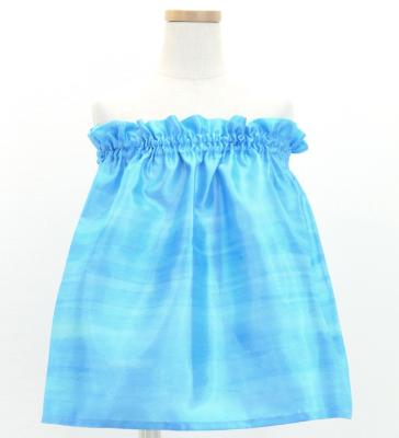 Hula Kids Blouse & Double Pa'u Set-Up with Hawaiian Flower & Sea Print / Luxury Collection / Jp161-6