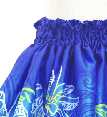 Hula Keiki Set-Up with Tiare & Kahiko Print / Luxury Collection / Jp163bl
