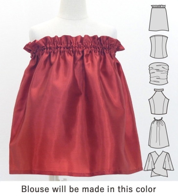 Hula Keiki Set-Up with Tiare & Kahiko Print / Luxury Collection / Red / Jp163rd