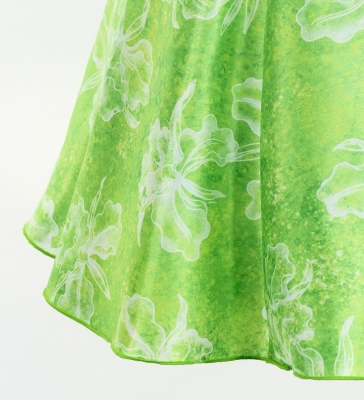 Hula Kids Long Dress with Orchid Print / Luxury Collection / Green / Jp166gr
