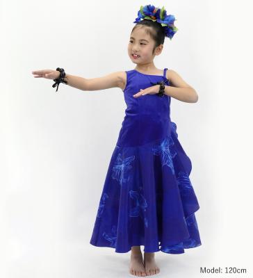 Hula Kids One Shoulder Dress with Lily / Luxury Collection / Blue / Jp168bl