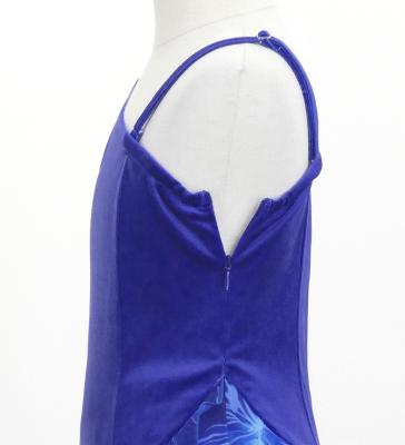 Hula Kids One Shoulder Dress with Lily / Luxury Collection / Blue / Jp168bl
