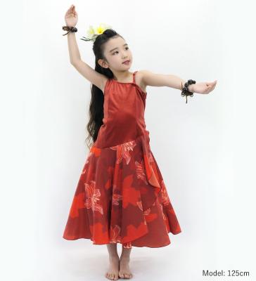 Hula Kids One Shoulder Dress with Lily / Luxury Collection / Red / Jp168rd