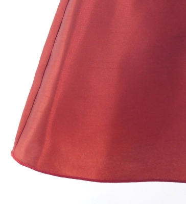 Hula Kids Long Shantung Circular Skirt / Dark Red 2 / Jp170-6