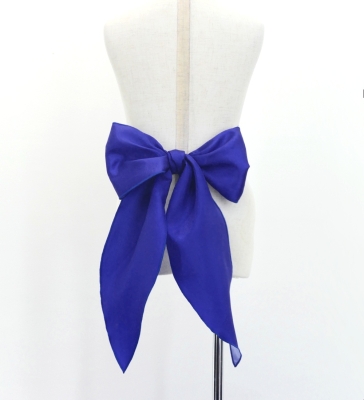 Hula Kids Long Shantung Circular Skirt / Royal Blue / Jp170-7