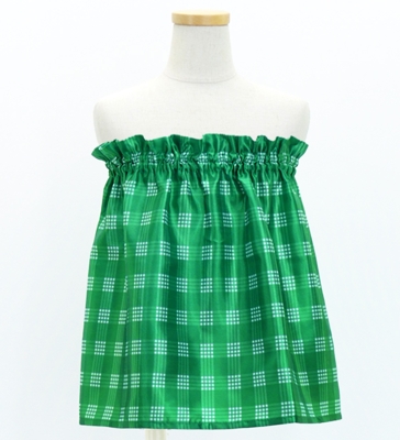Hula Set up Keiki with Palaka & Lei Print / Luxury Collection / Green / Jp172gr