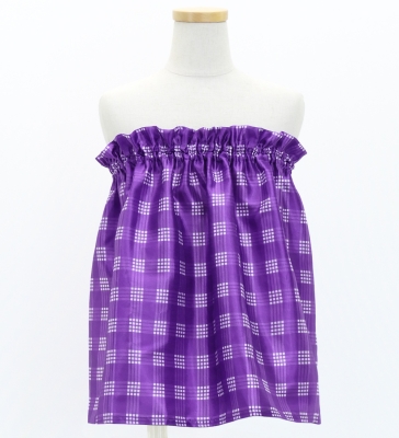 Hula Set up Keiki with Palaka & Lei Print / Luxury Collection / Purple / Jp172pu