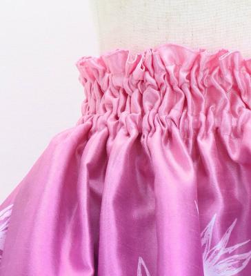 Hula Kids Shantung Pa'u Skirt with Hawaiian Flower Print / Luxury Collection / Jp173-2