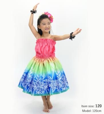 Hula Keiki Set-Up with Hawaiian Flower Print / Luxury Collection / Jp174-1