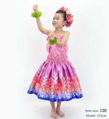 Hula Keiki Set-Up with Hawaiian Flower Print / Luxury Collection / Jp174-2