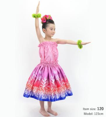 Hula Keiki Set-Up with Hawaiian Flower Print / Luxury Collection / Jp174-2