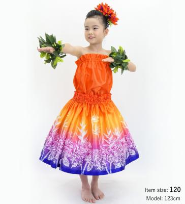 Hula Keiki Set-Up with Hawaiian Flower Print / Luxury Collection / Jp174-3