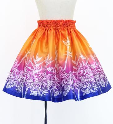 Hula Keiki Set-Up with Hawaiian Flower Print / Luxury Collection / Jp174-3