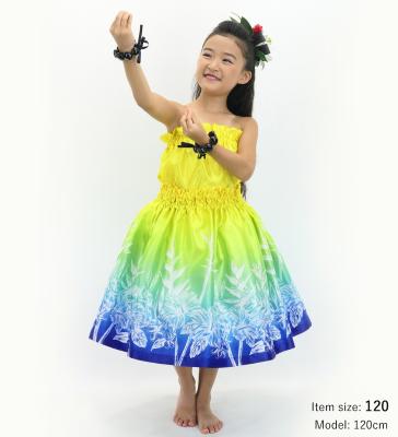 Hula Keiki Set-Up with Hawaiian Flower Print / Luxury Collection / Jp174-5