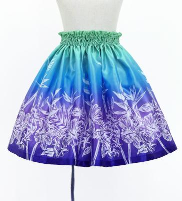 Hula Keiki Set-Up with Hawaiian Flower Print / Luxury Collection / Jp174-7
