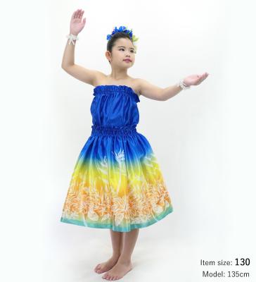 Hula Keiki Set-Up with Hawaiian Flower Print / Luxury Collection / Jp174-8