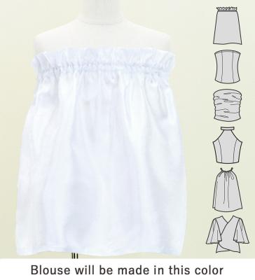 Hula Set up Keiki with Cattleya Lei Print / Luxury Collection / White / Jp178wh