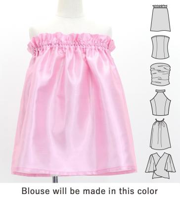 Hula Keiki Set-Up with Hawaiian Flower & Leaf Print / Luxury Collection / Jp193-2