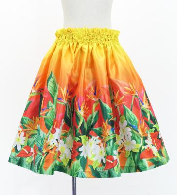 Hula Keiki Set-Up with Hawaiian Flower & Leaf Print / Luxury Collection / Jp193-3