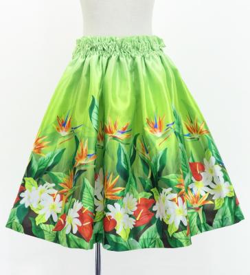 Hula Keiki Set-Up with Hawaiian Flower & Leaf Print / Luxury Collection / Jp193-5