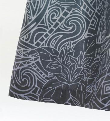 Hula Kids Shantung Pa'u Skirt with Naupaka & Kahiko Print / Luxury Collection / Jp195-2