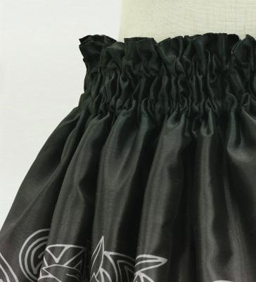 Hula Kids Shantung Pa'u Skirt with Naupaka & Kahiko Print / Luxury Collection / Jp195-8