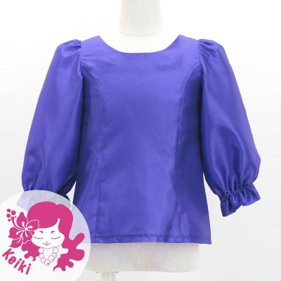 Hula Kids 3/4 Sleeve Blouse with Shantung / Royal Blue / Jp208rbl