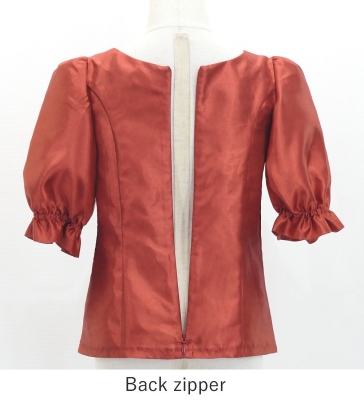Kids Custom Half-sleeve Blouse with Shantung / JC149-pattern