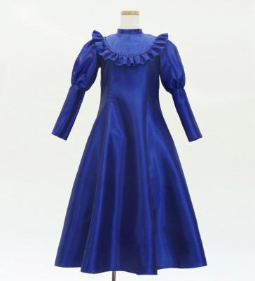 Hula Kids Long Classic Dress/ Luxury Collection / Blue / Jp214bl