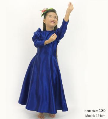 Hula Kids Long Classic Dress/ Luxury Collection / Blue / Jp214bl